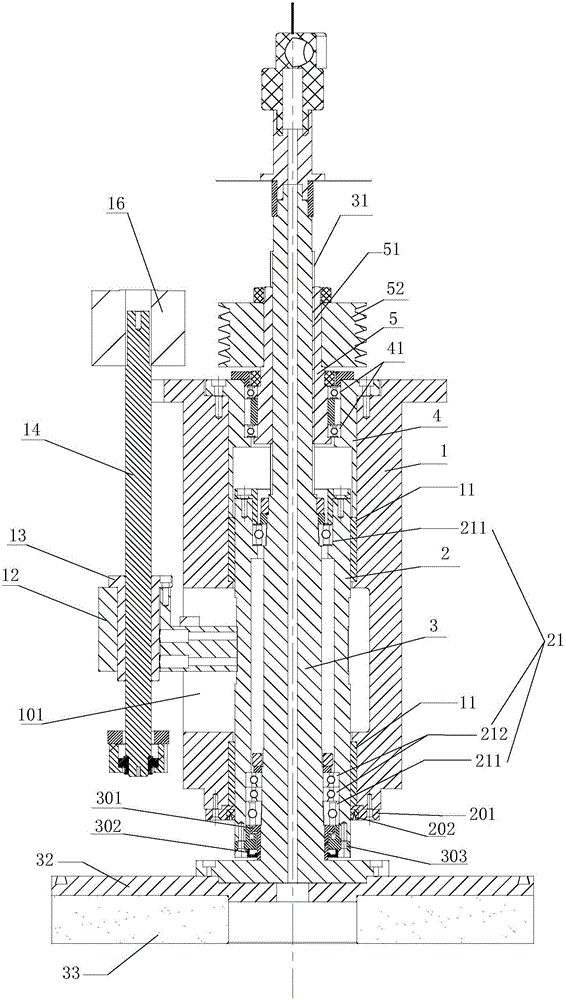 Intelligent double-sided grinding head assembly of vertical high-precision high-speed grinding machine