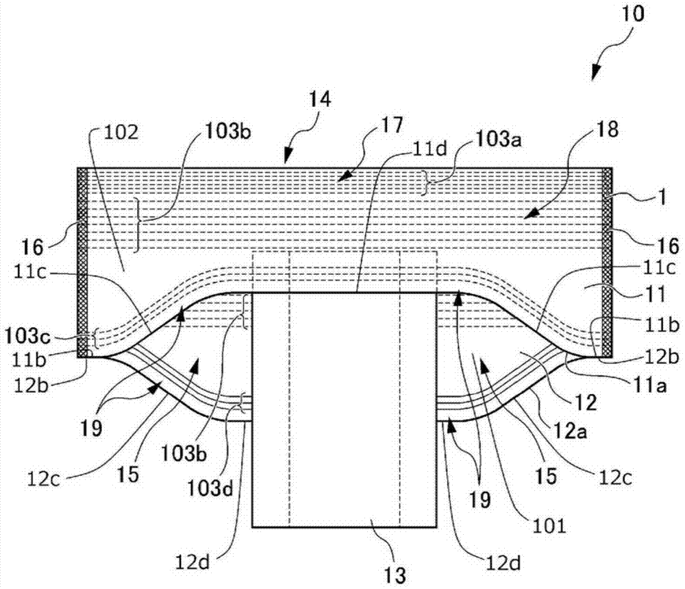 Disposable panty-type underwear and its manufacturing method