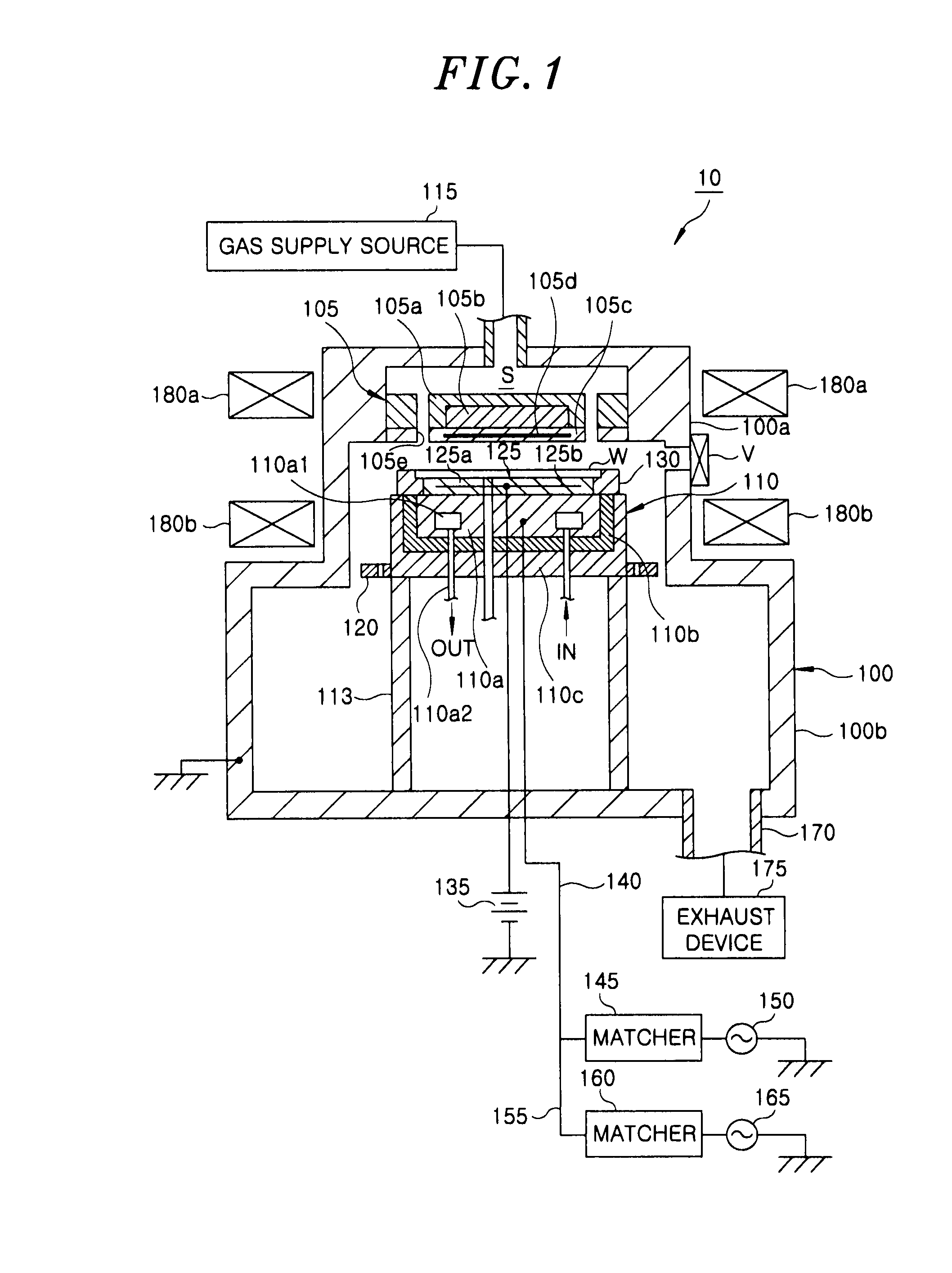 Plasma processing apparatus and electrode for same