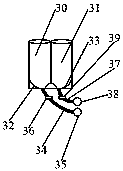 Kitchen waste double-layer film seal fermentation device