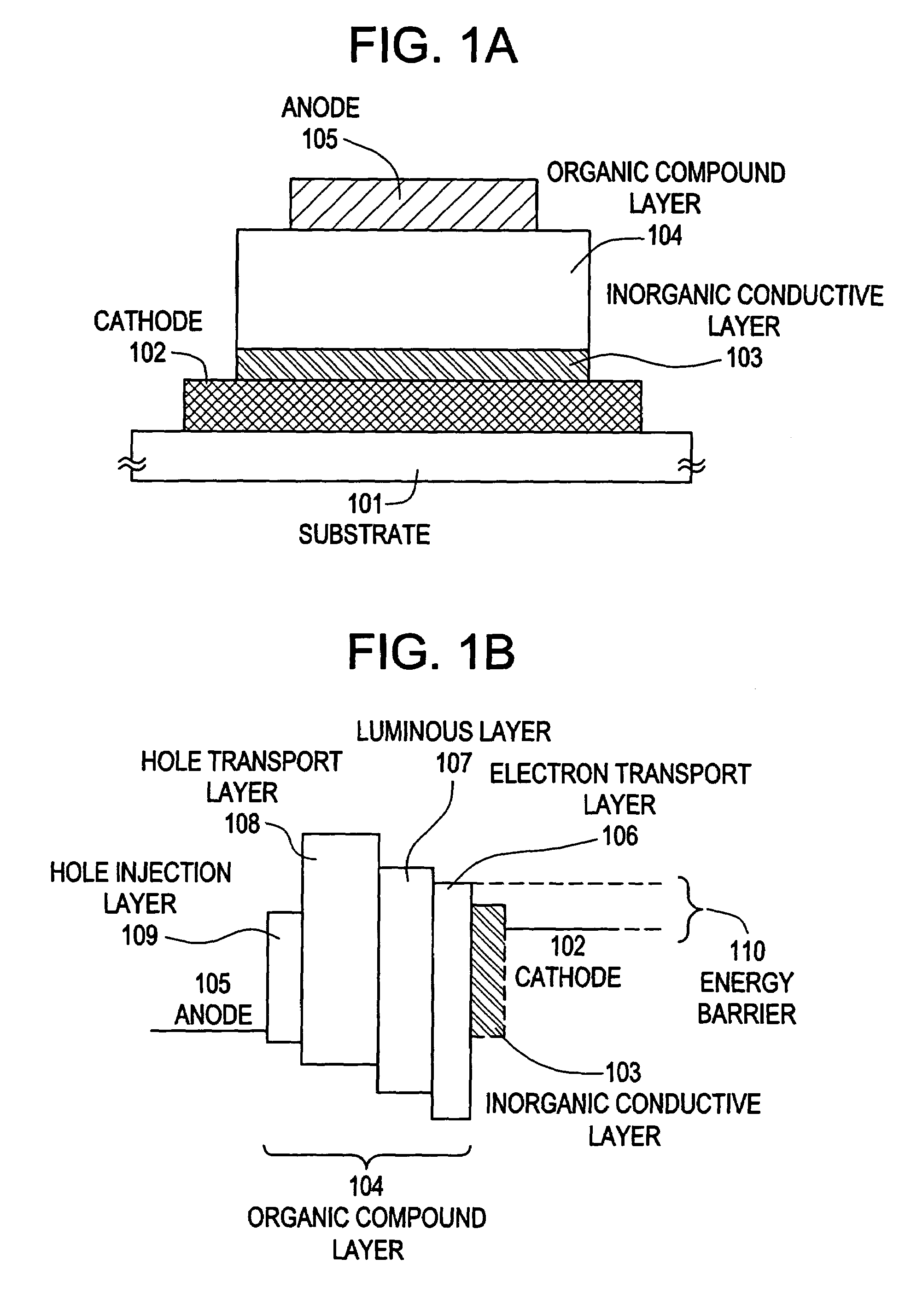 Luminous device including conductive film