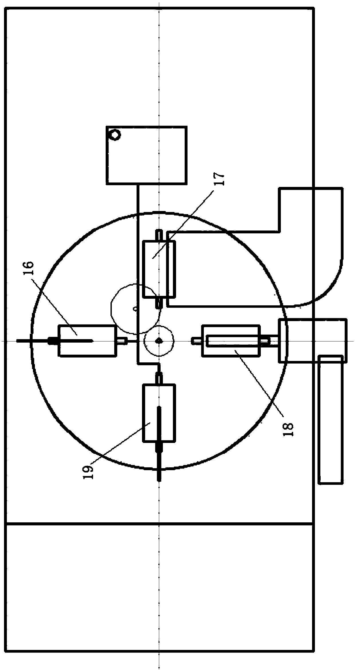 Organic matter contaminated soil movable four-roller continuous rotation thermal desorption treatment system and application