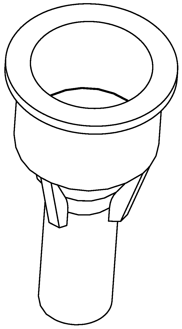 Dismounting device for insulin needle cap