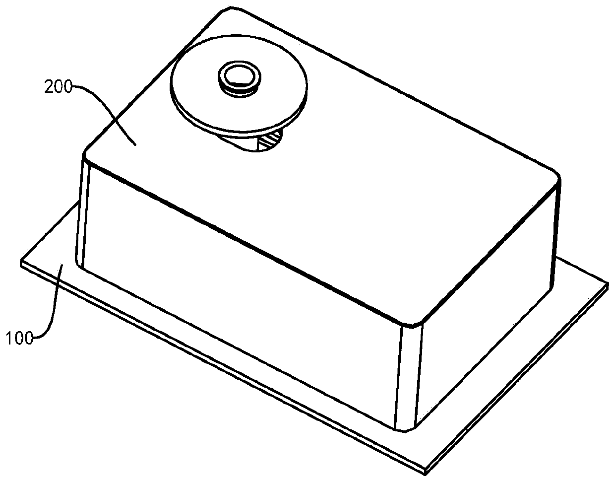 Dismounting device for insulin needle cap