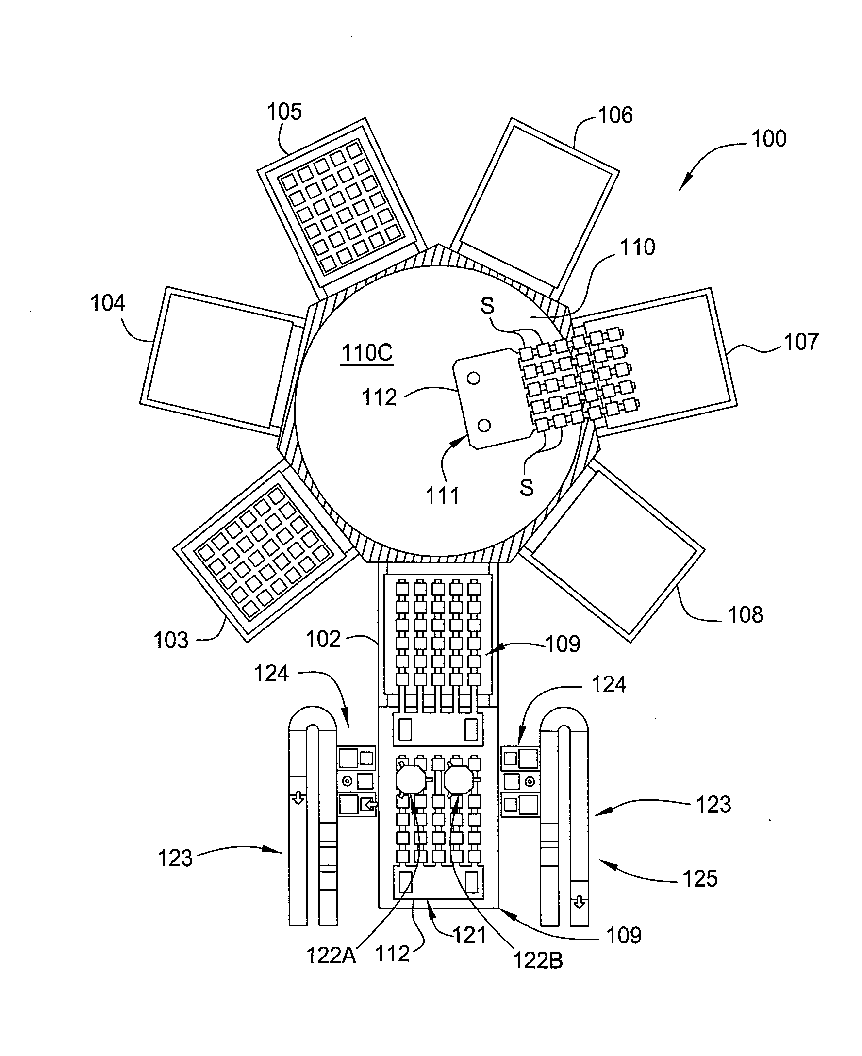 Self-cleaning susceptor for solar cell processing