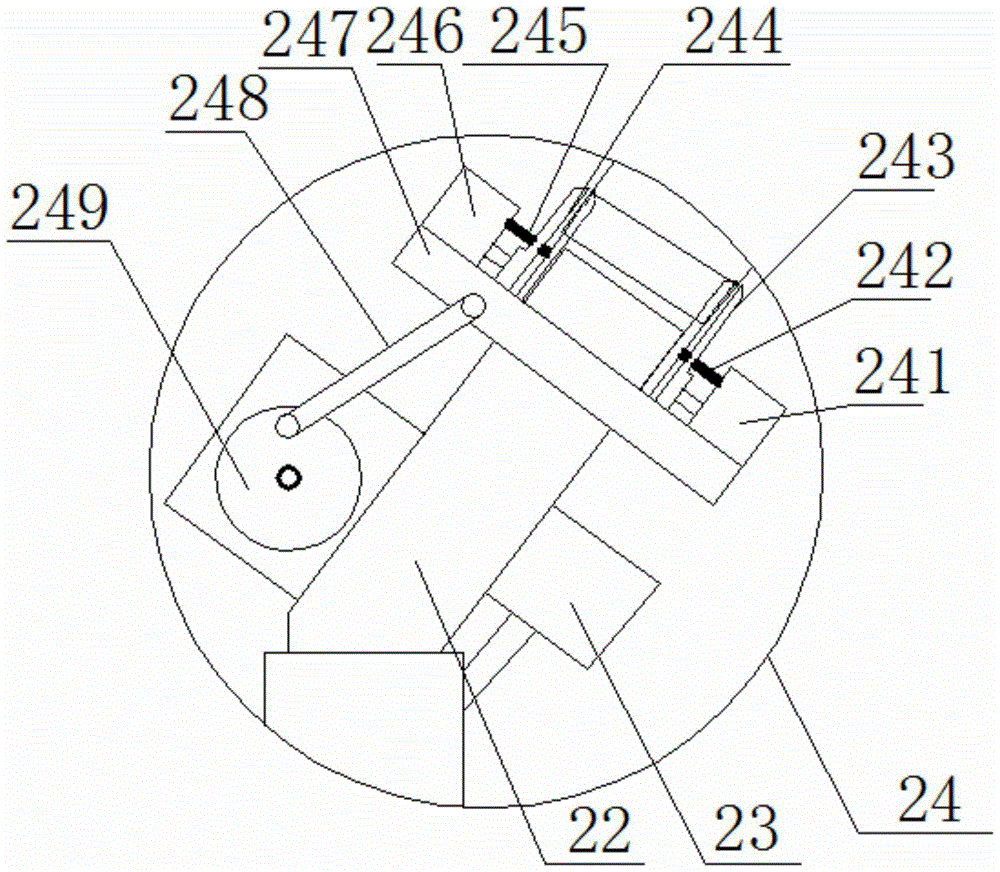 A sock production device