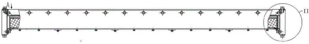 Lead shielding structure of non-detection surface of scintillant