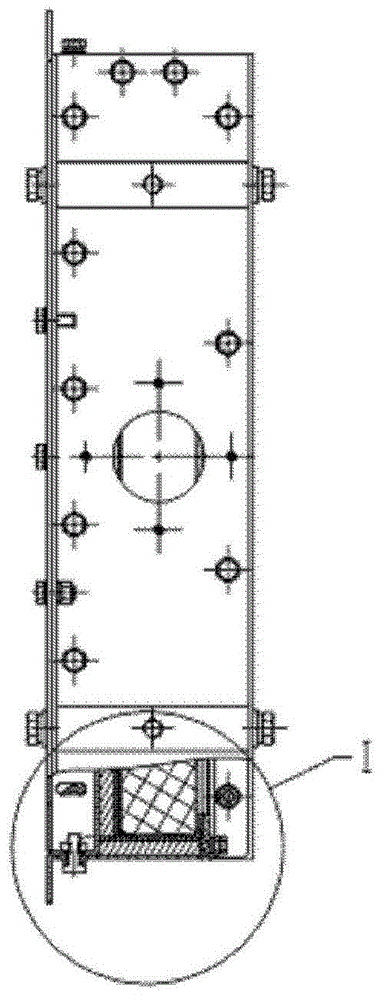 Lead shielding structure of non-detection surface of scintillant