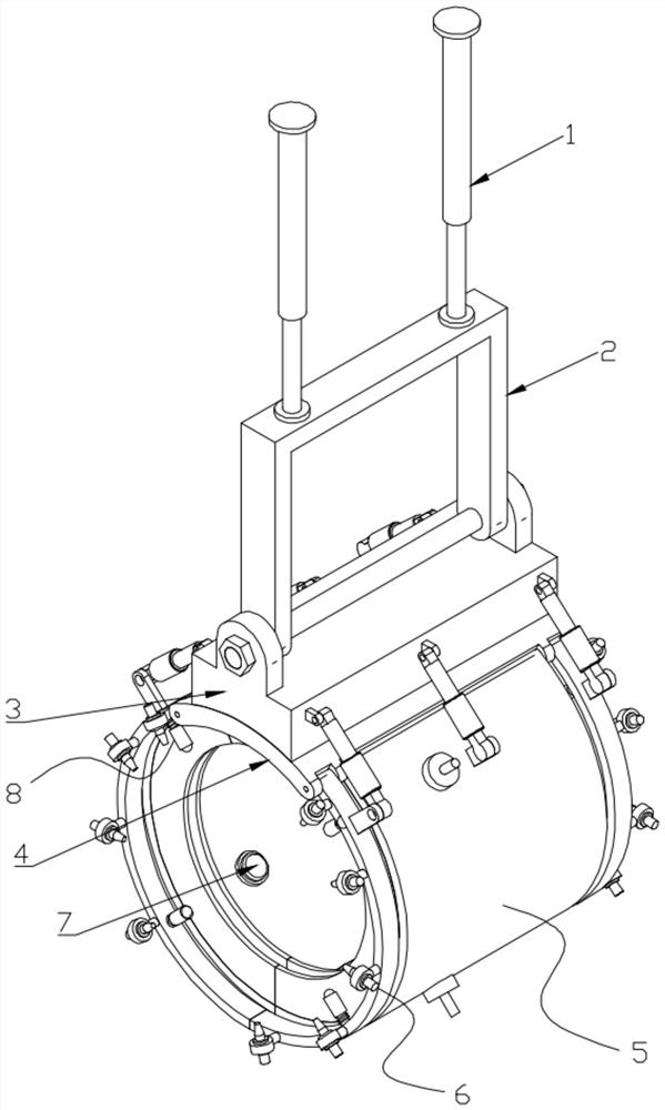 Underwater pipeline detection robot for shallow water area