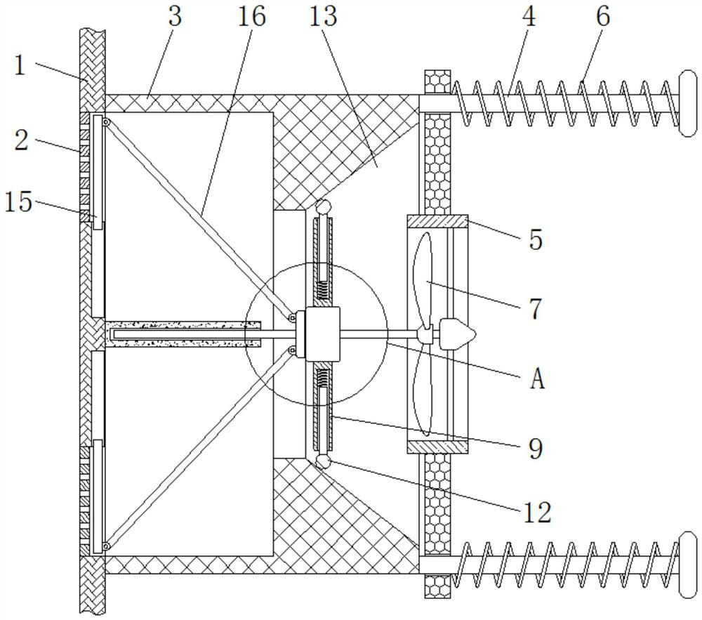 Computer case heat dissipation device capable of offsetting