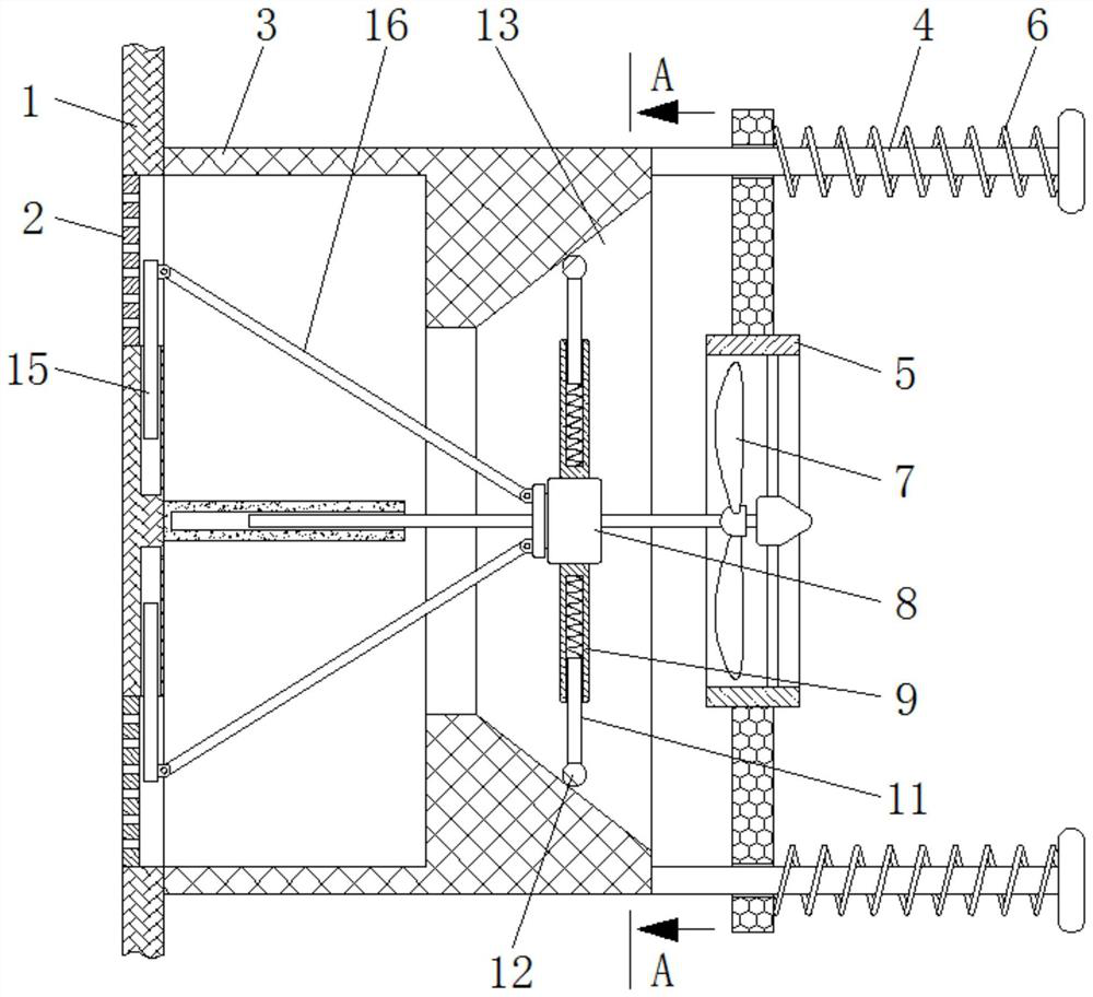 Computer case heat dissipation device capable of offsetting