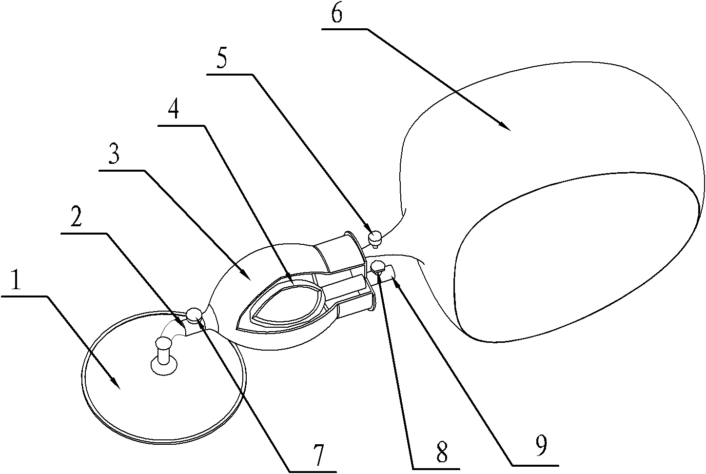 Artificial respirator with adjustable air inflow