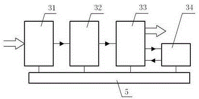 Real-time monitoring device for bridge deflection based on laser signals