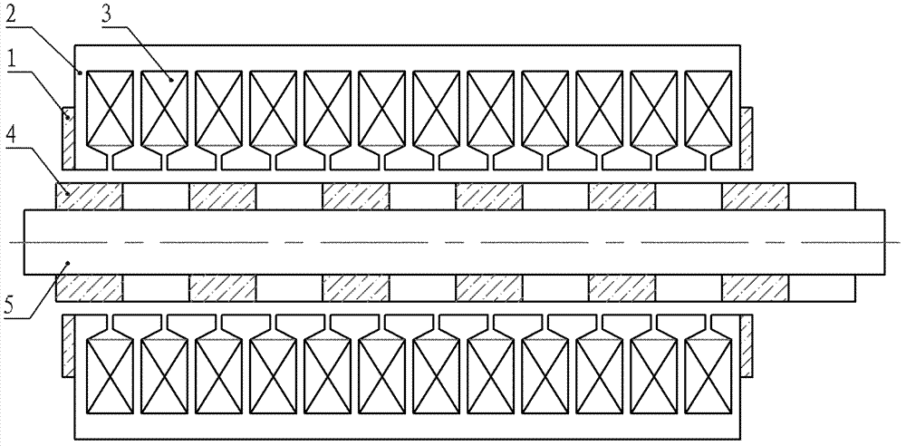 LPMSM (linear permanent magnet synchronous motor) with low-thrust fluctuation