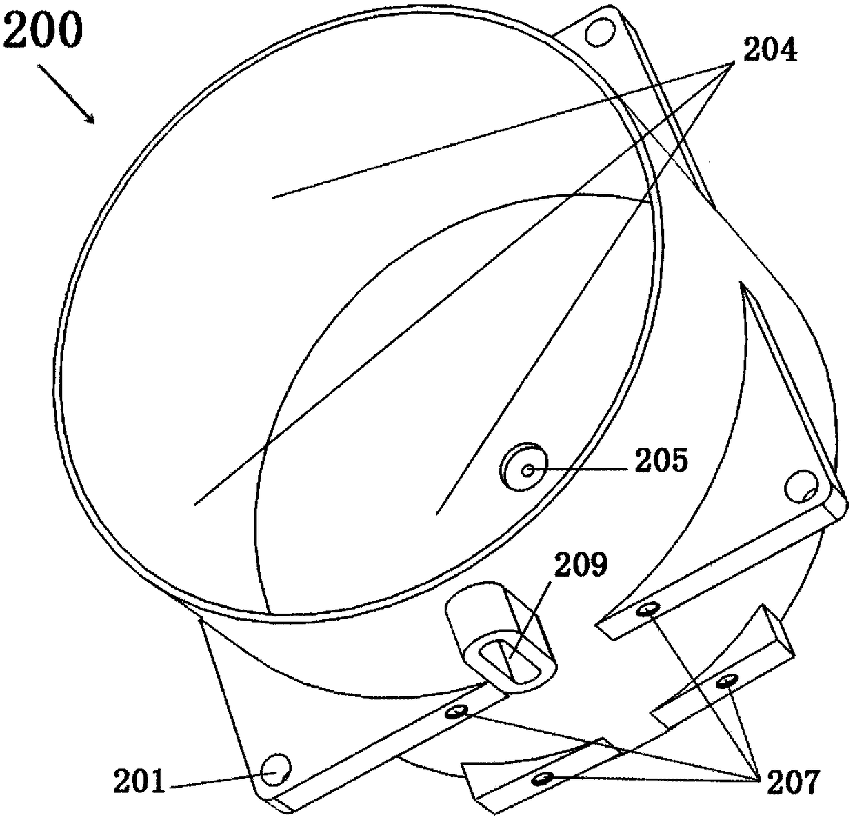 Dewatering device for inner chamber of hose and operation method thereof