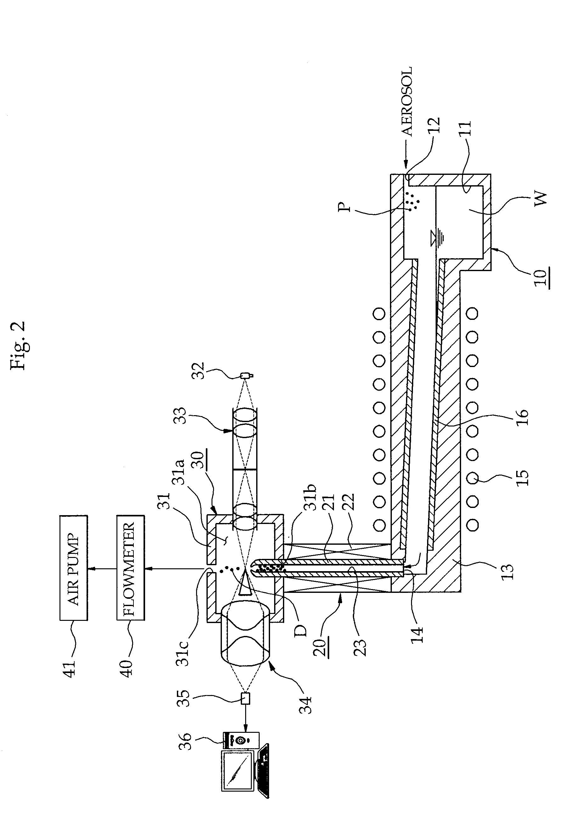 Condensation particle counter