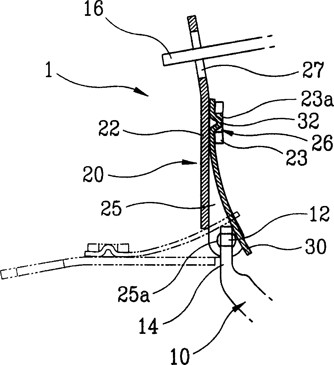 Tension locking device for ring