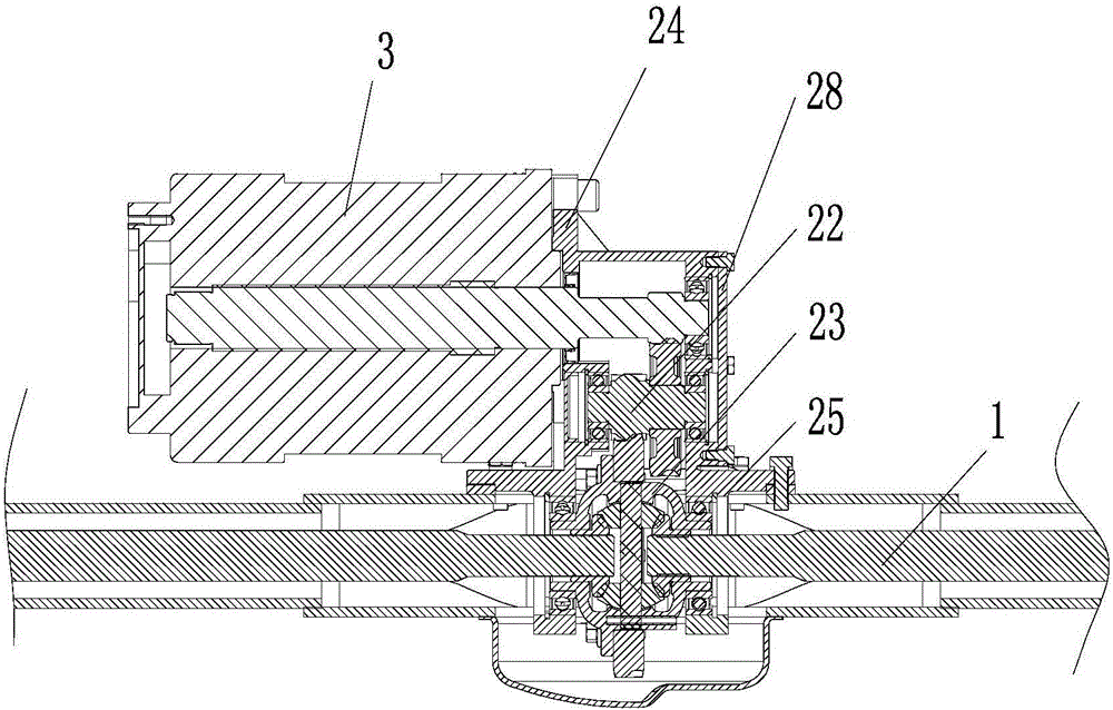 Automobile rear axle assembly