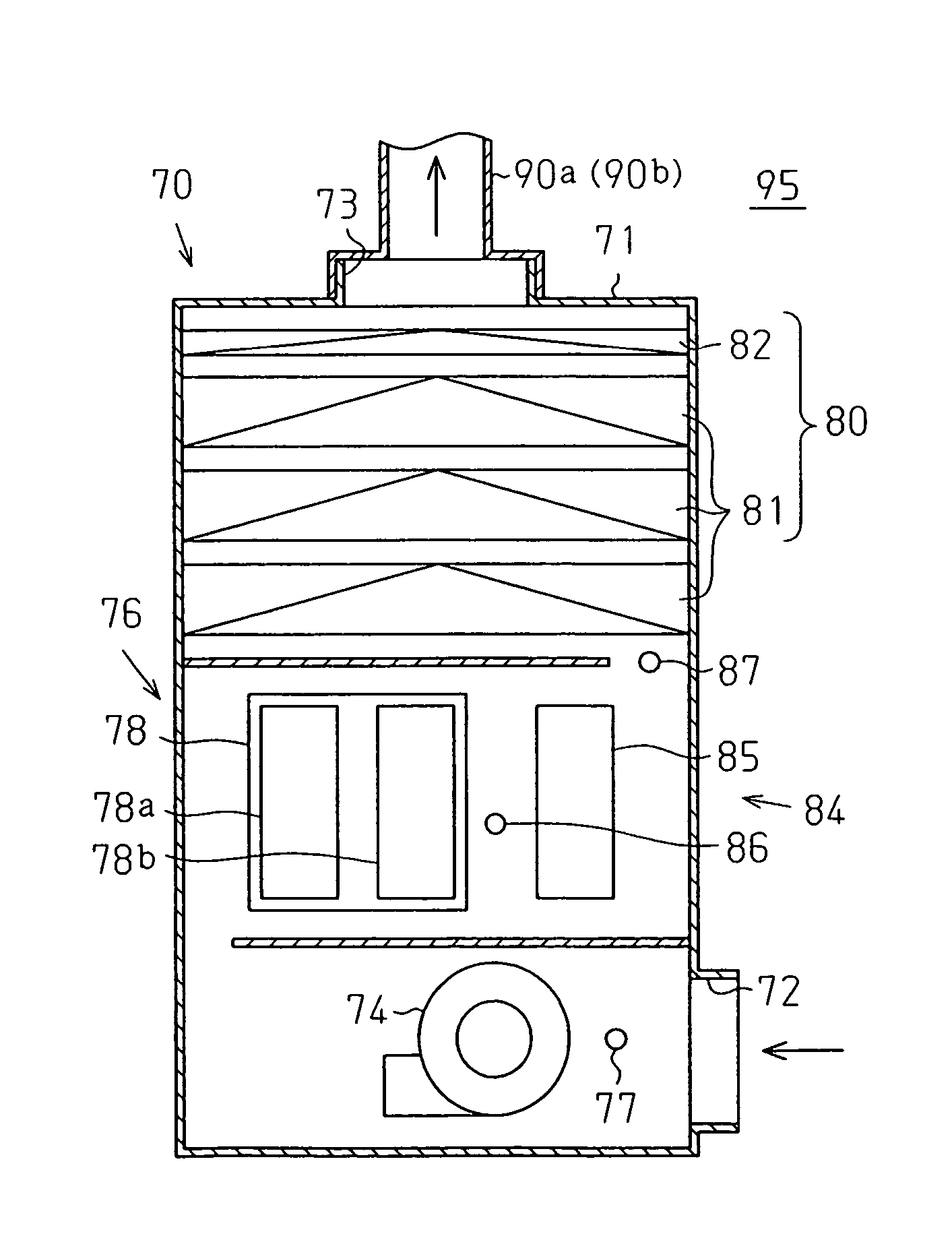 Filter apparatus, exposure apparatus, and device-producing method