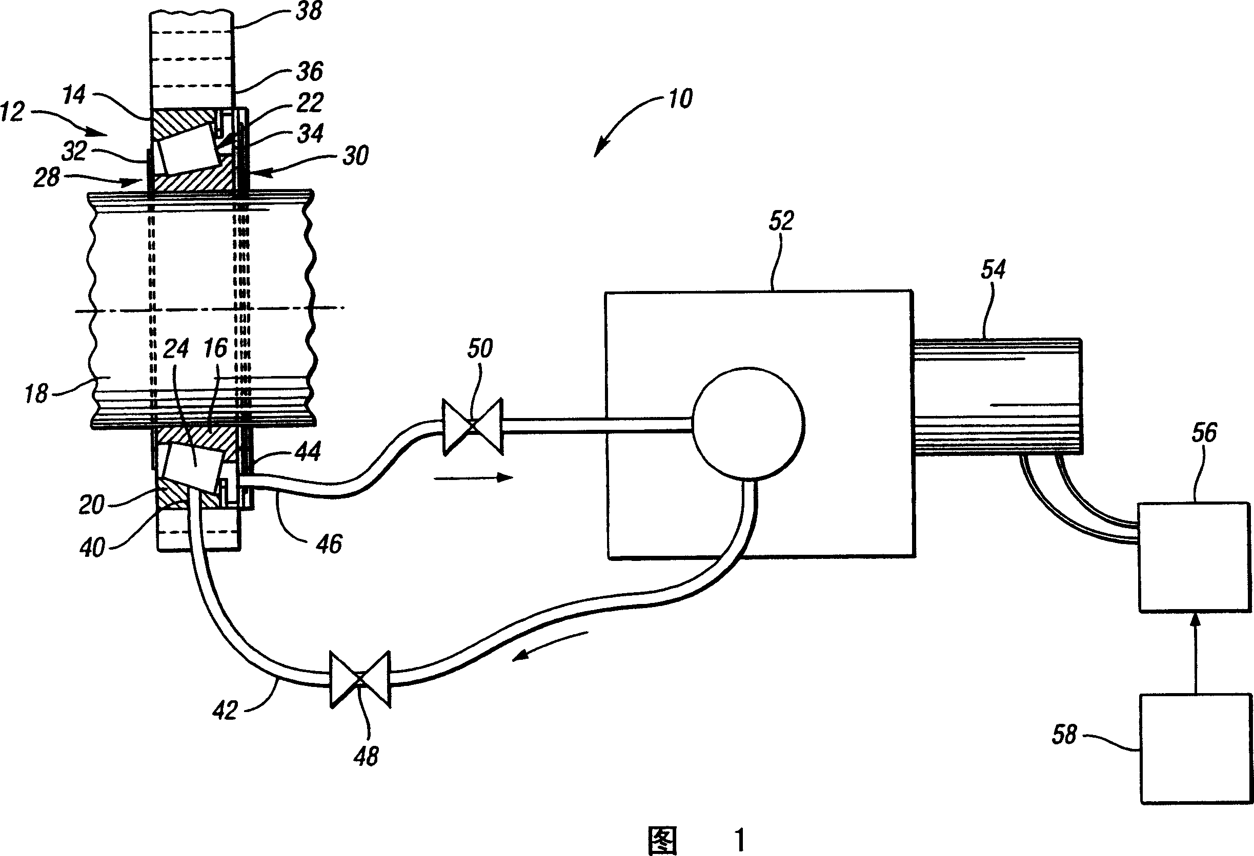 Hydraulic active damping system for gears and method