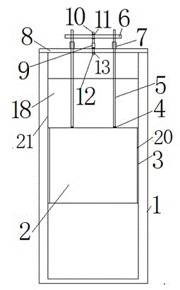 Device and method for testing buoyant force of buried pipeline