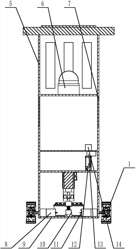 Reversible lane alternation system and method based on angle measuring through compass and distance measuring through laser