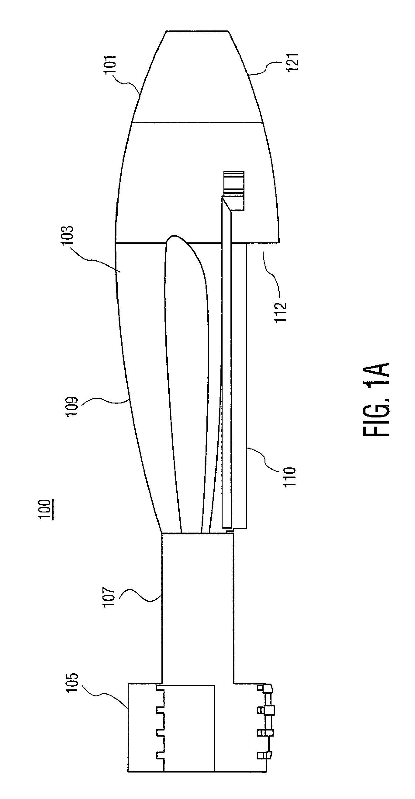 Gun launched hybrid projectile