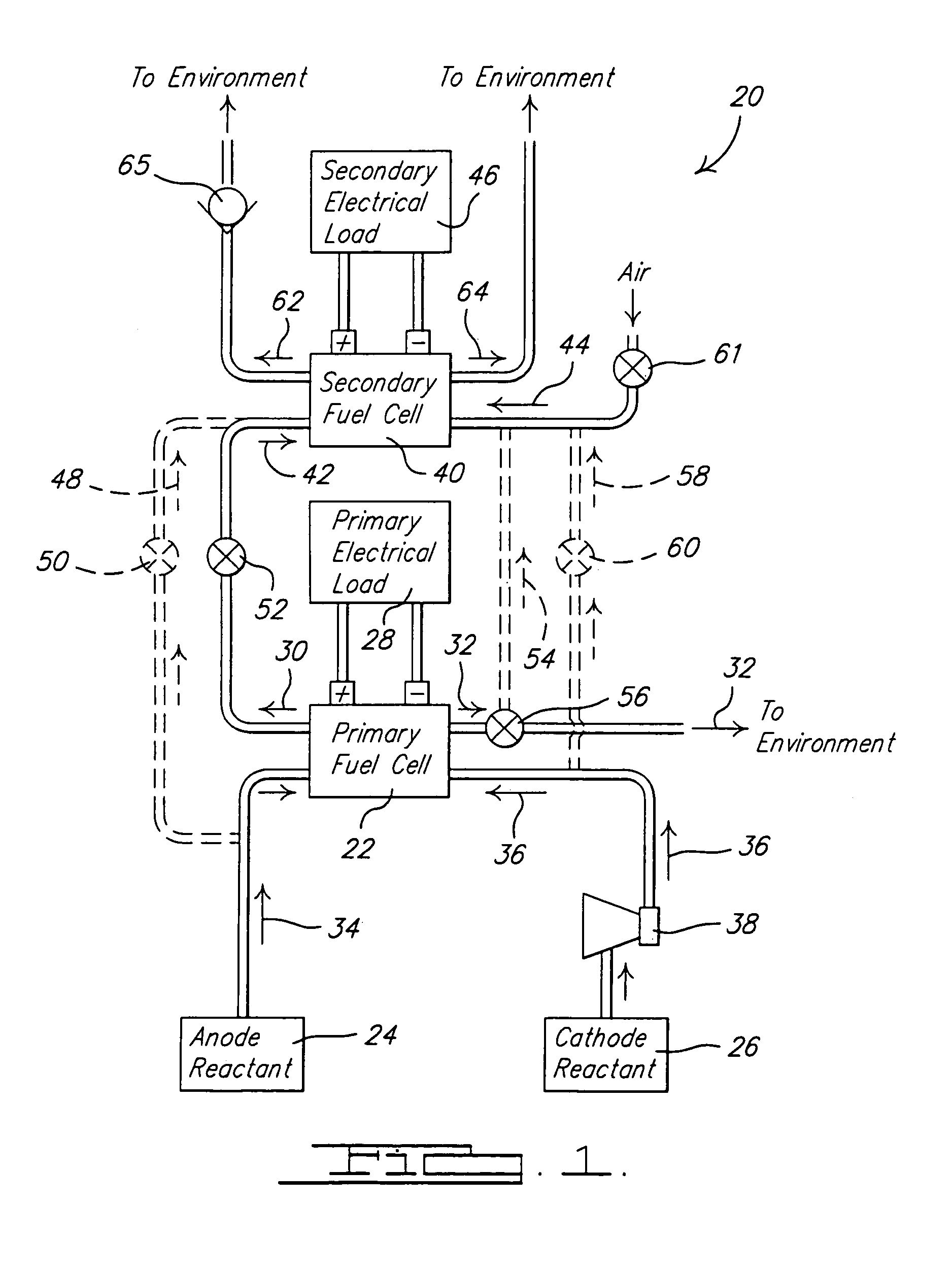 Fuel cell H2 exhaust conversion