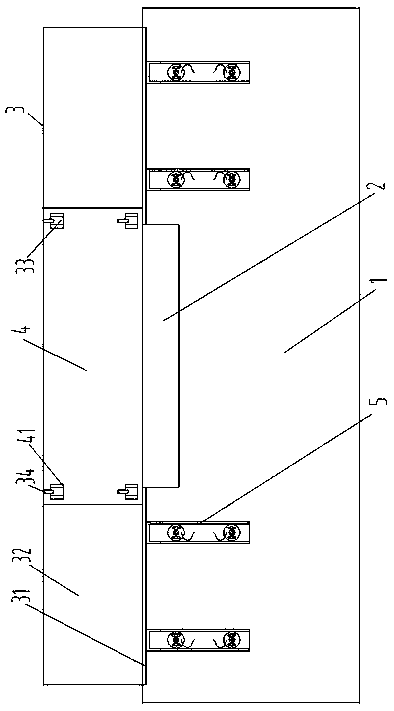 Fabricated building overhung balcony position external envelope structure