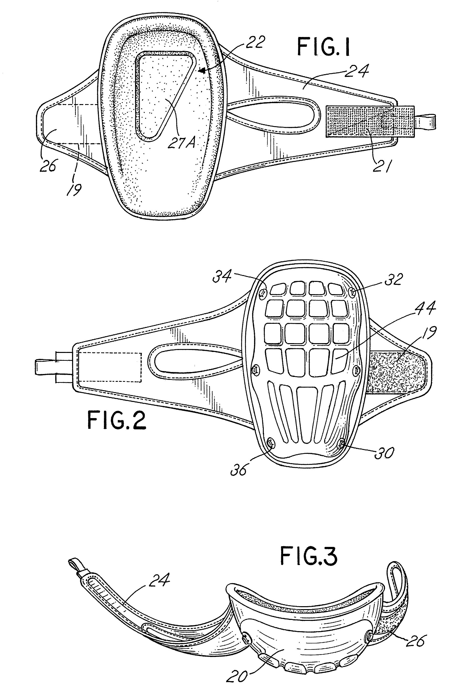 Knee pad construction