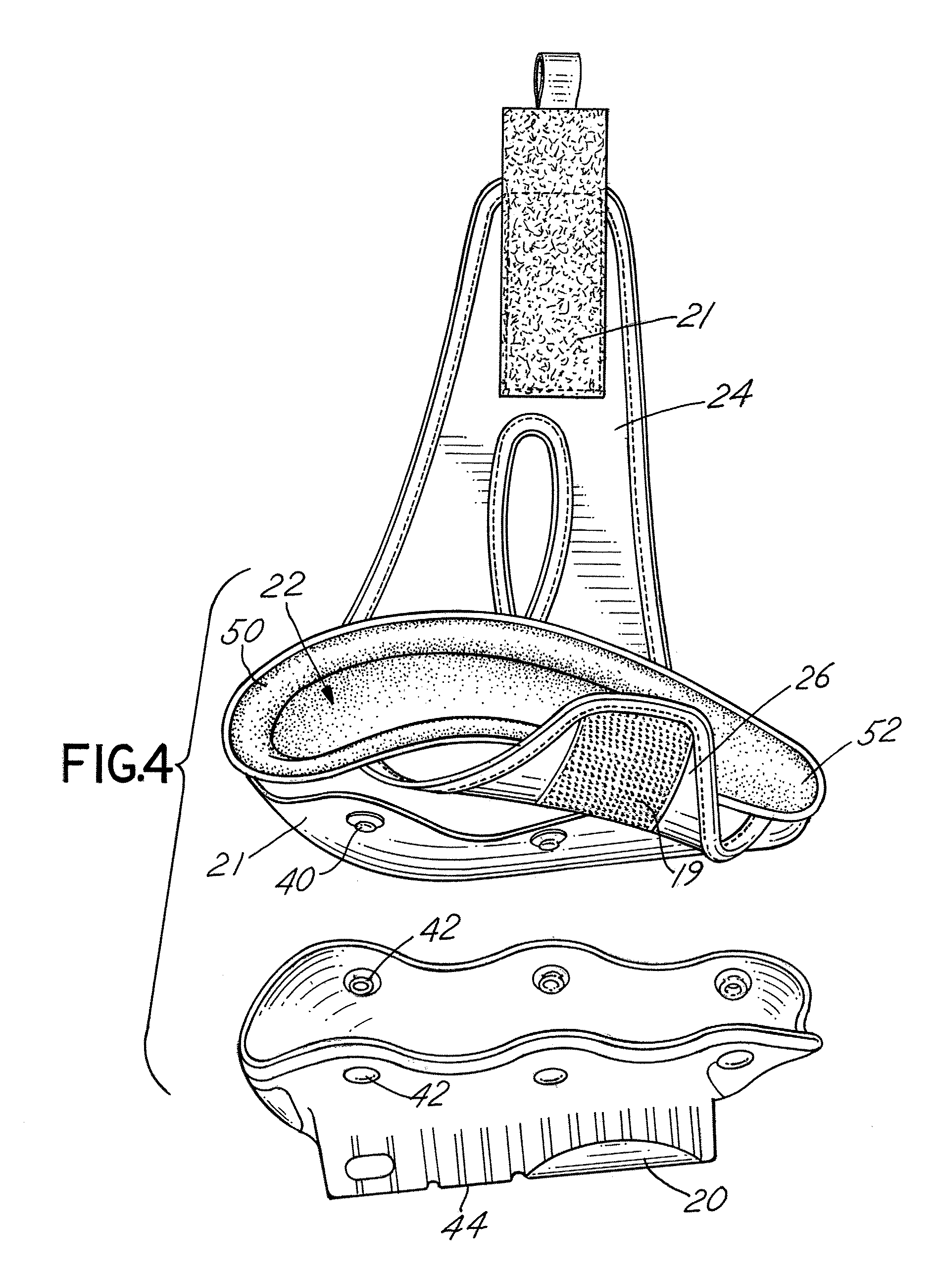 Knee pad construction