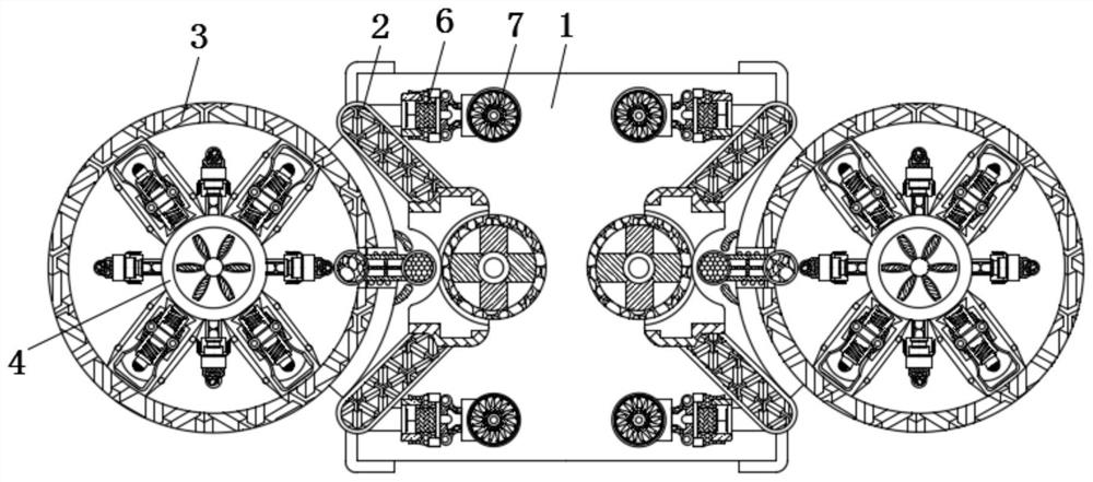 Printing auxiliary equipment capable of controlling ink outlet amount through rotating speed and based on magnetic principle