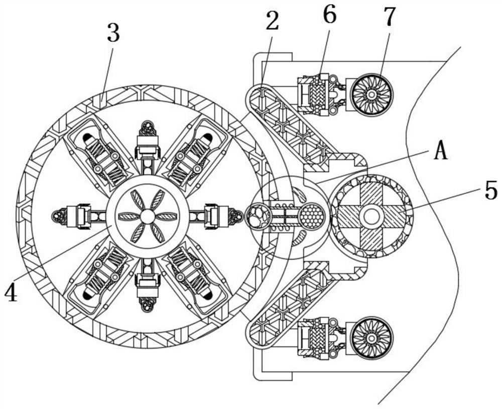 Printing auxiliary equipment capable of controlling ink outlet amount through rotating speed and based on magnetic principle