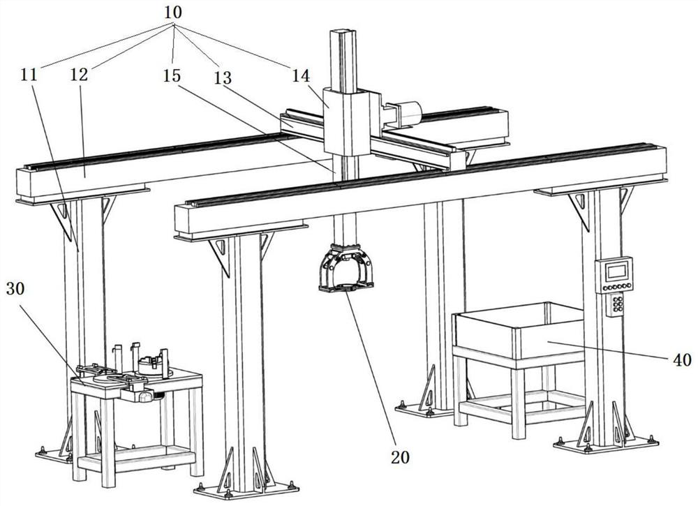 Truss type loading and unloading system and method suitable for multi-specification mining drill bits