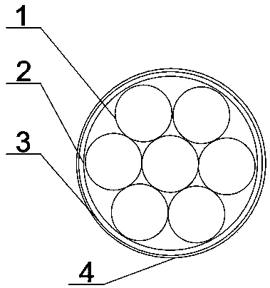 Bundling pipe and production technique thereof