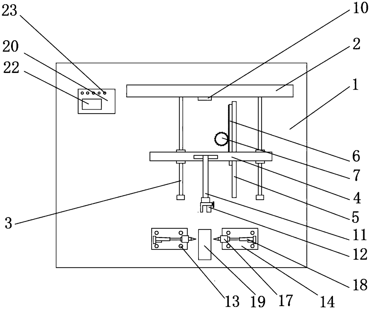 Double-station high-precision drilling robot of office chair