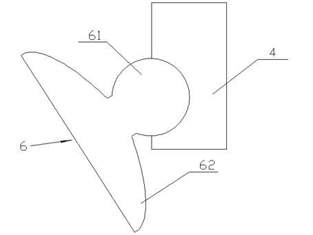 Device for bending pin plate of card reader