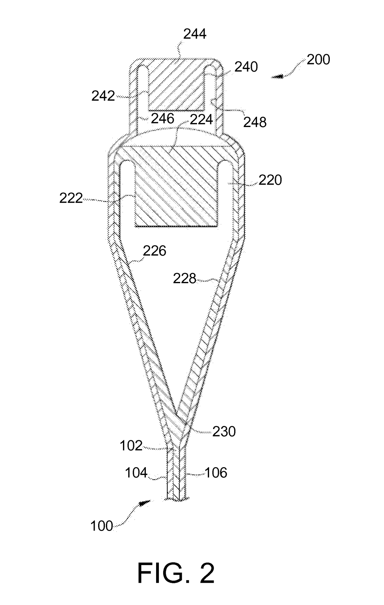 Glass article with determined stress profile and method of producing the same