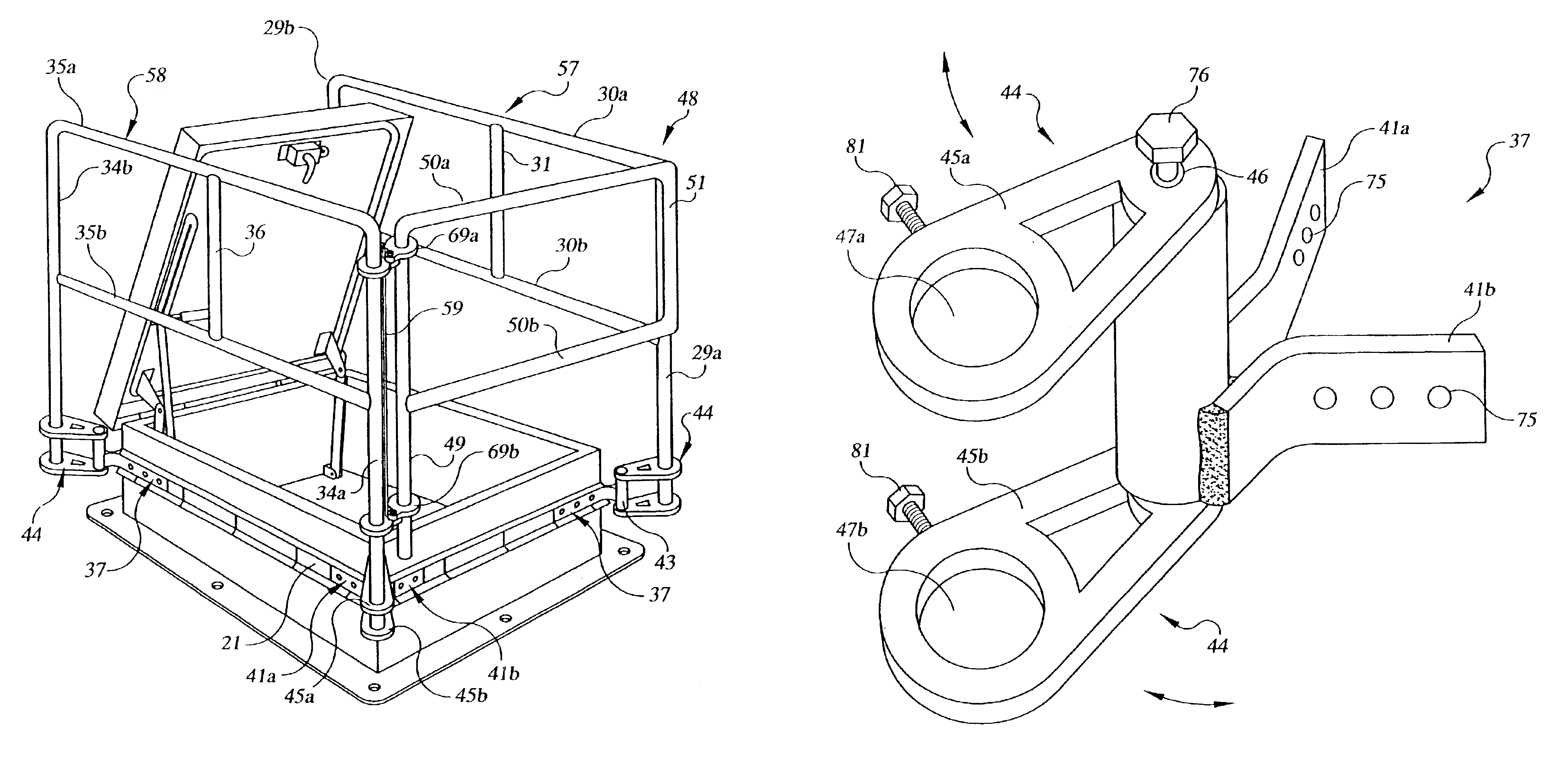 Roof scuttle safety railing system