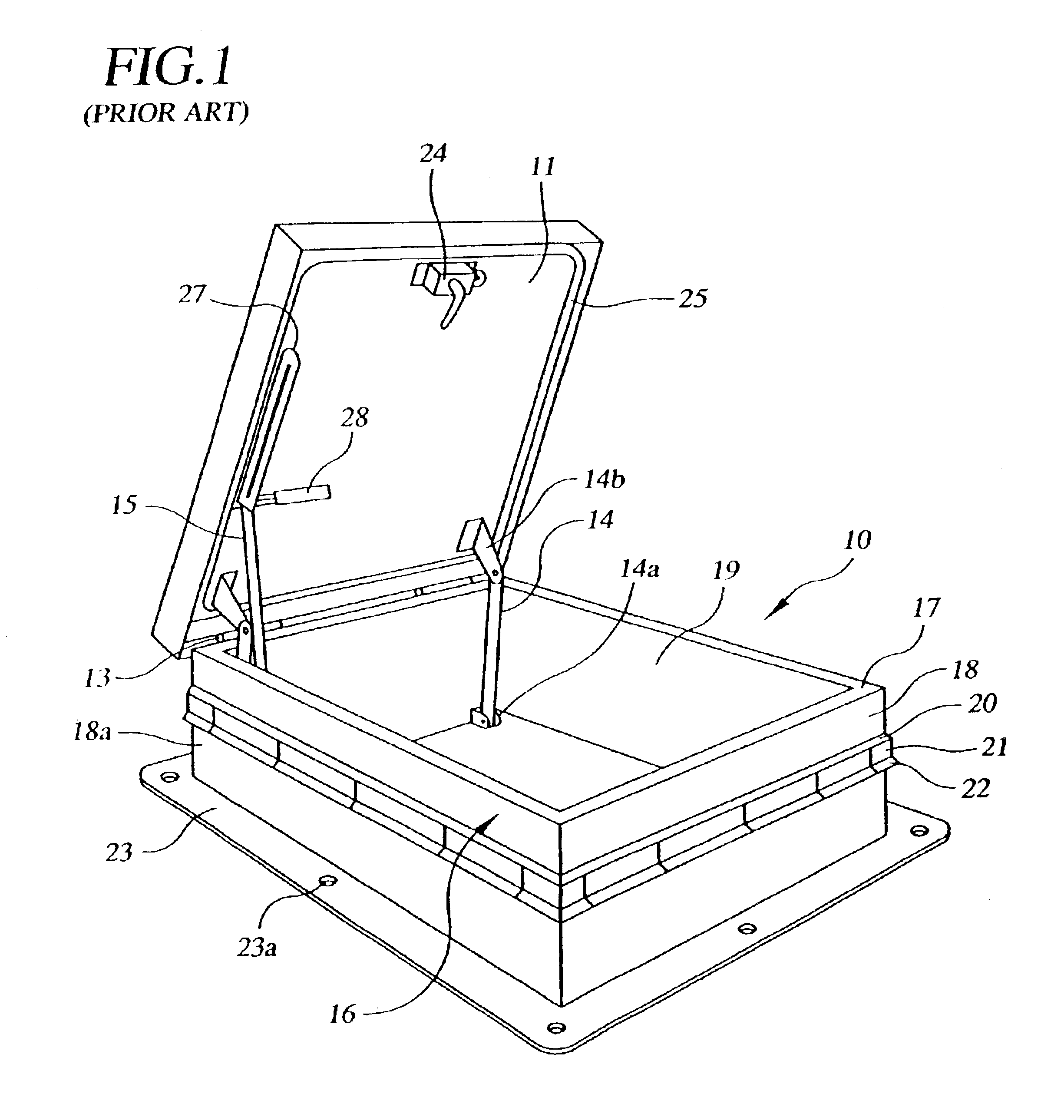 Roof scuttle safety railing system