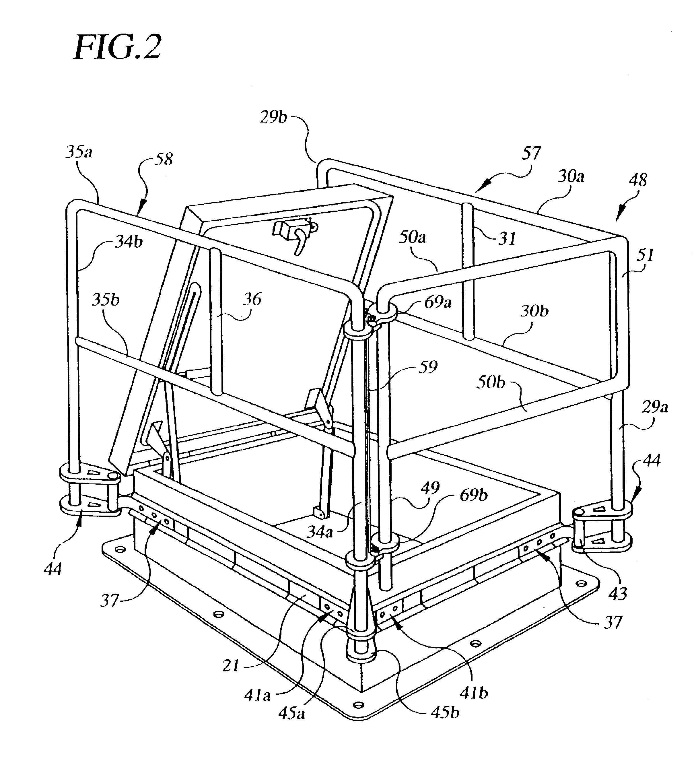 Roof scuttle safety railing system