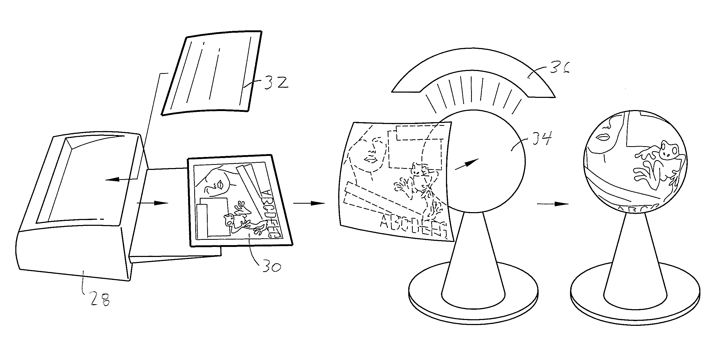 Metalized receiver/transfer media for printing and transfer process