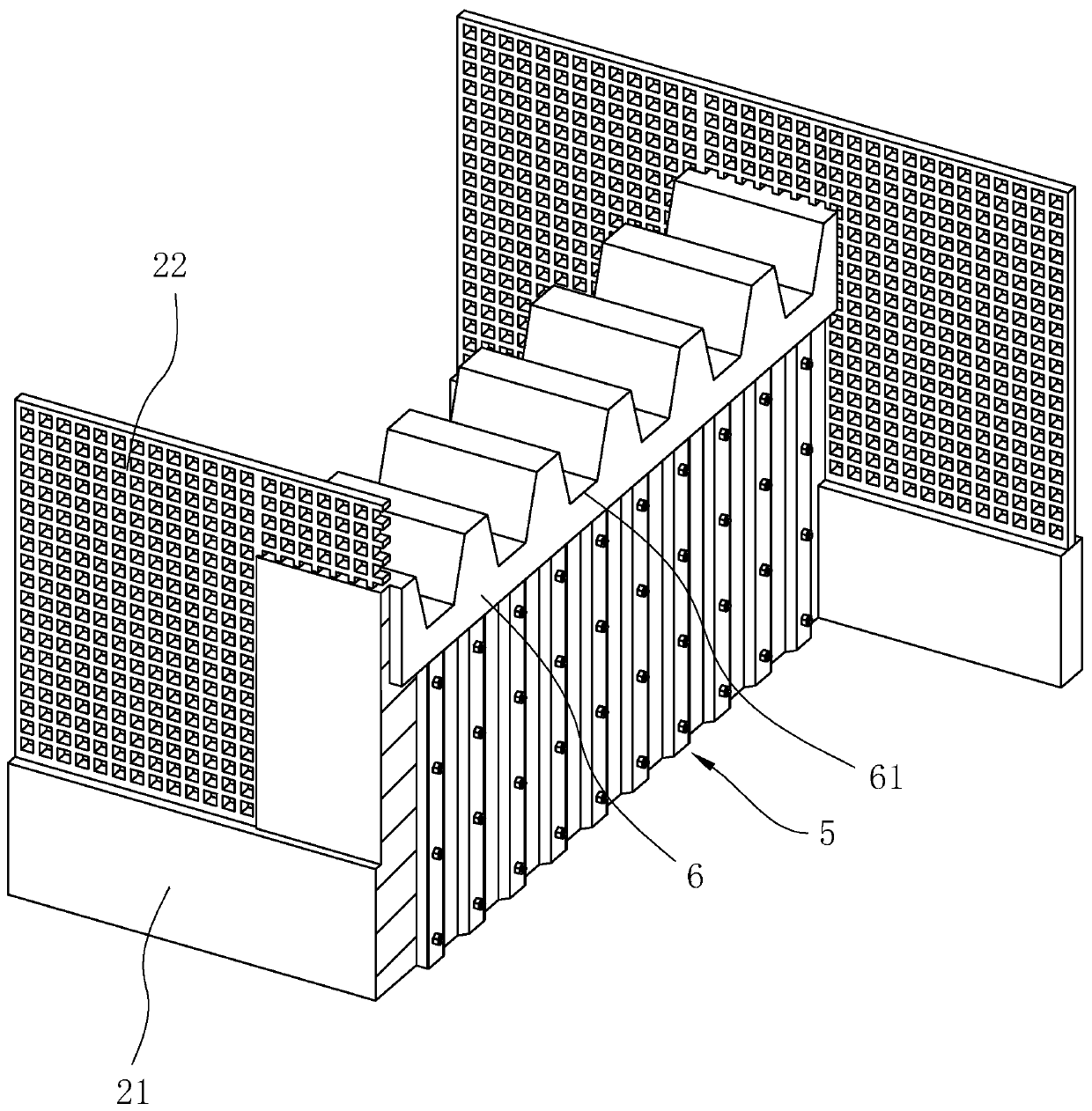 Ecological water purifying weir system