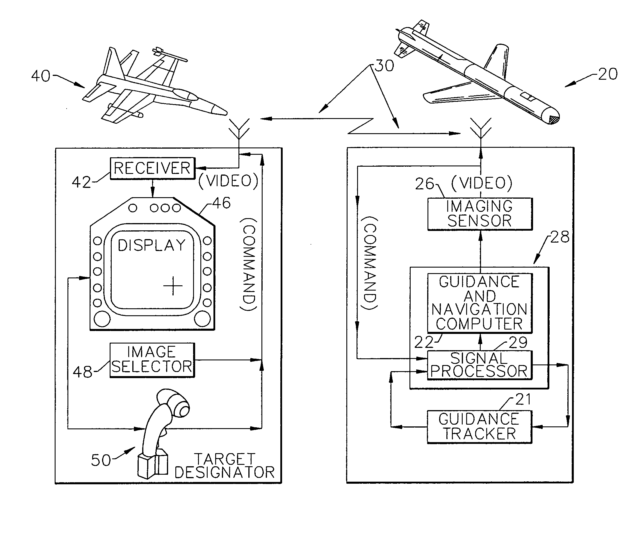 System and method for designating a target for a remote aerial vehicle