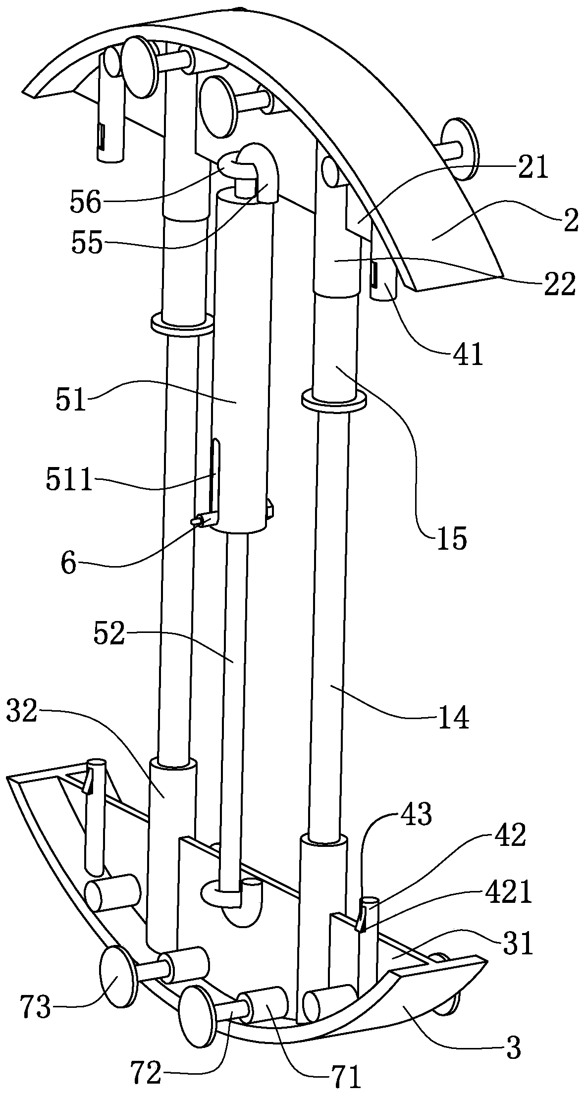 Pipe supporting opening corrector