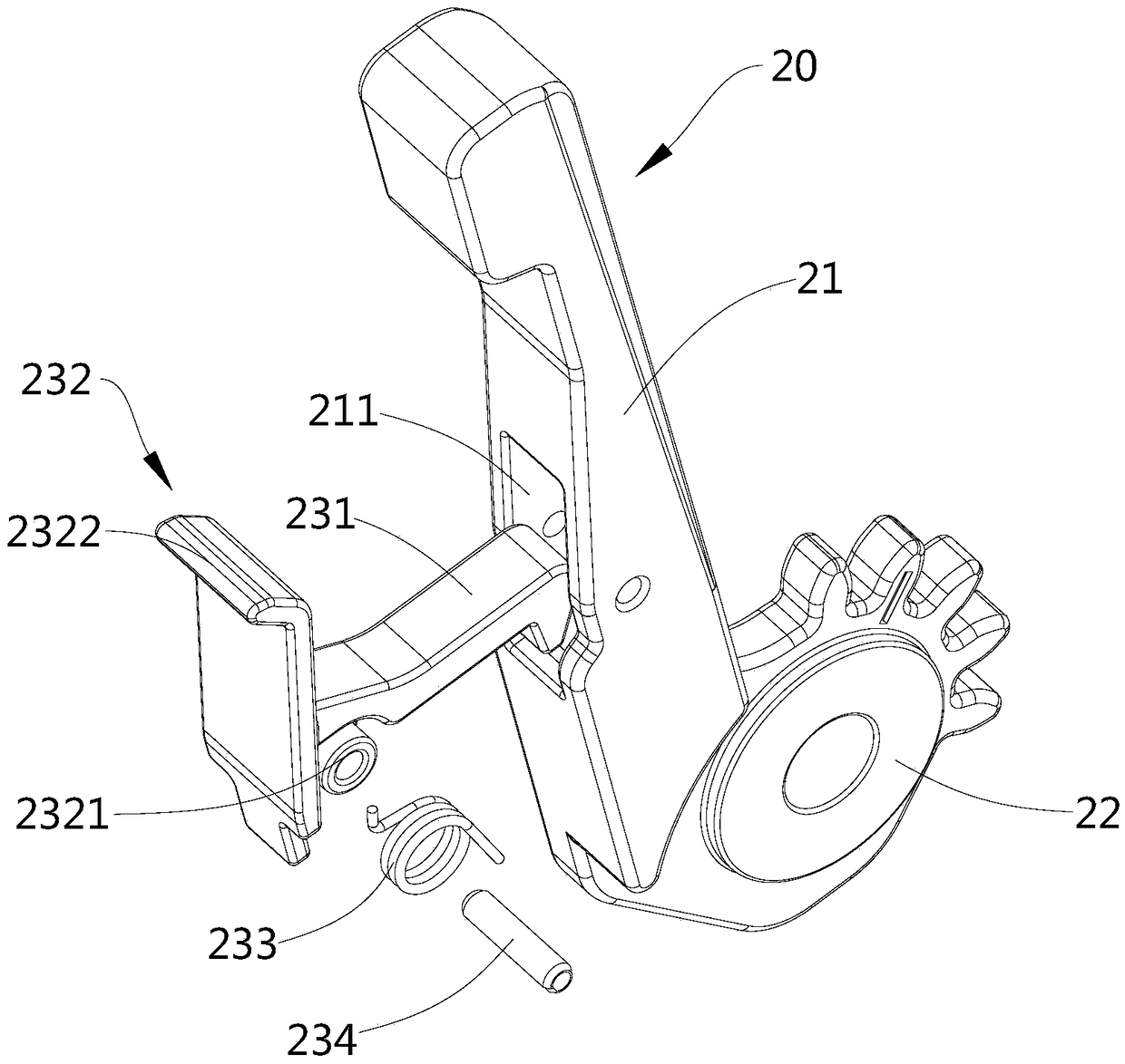 Wrench assembly, function module and electronic device