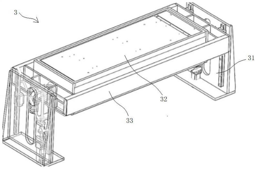 Turnover film pasting device and film pasting system