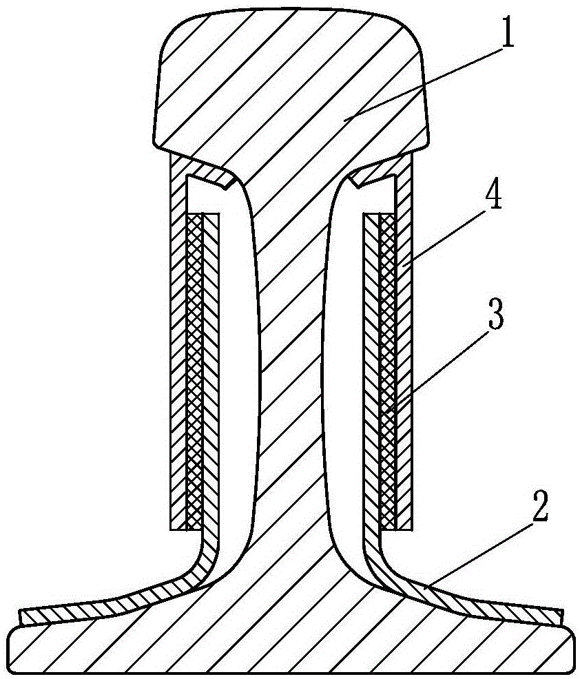 Shear type track vibration and noise reduction device