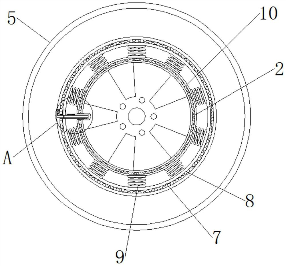 Lightweight aluminum alloy wheel of truck