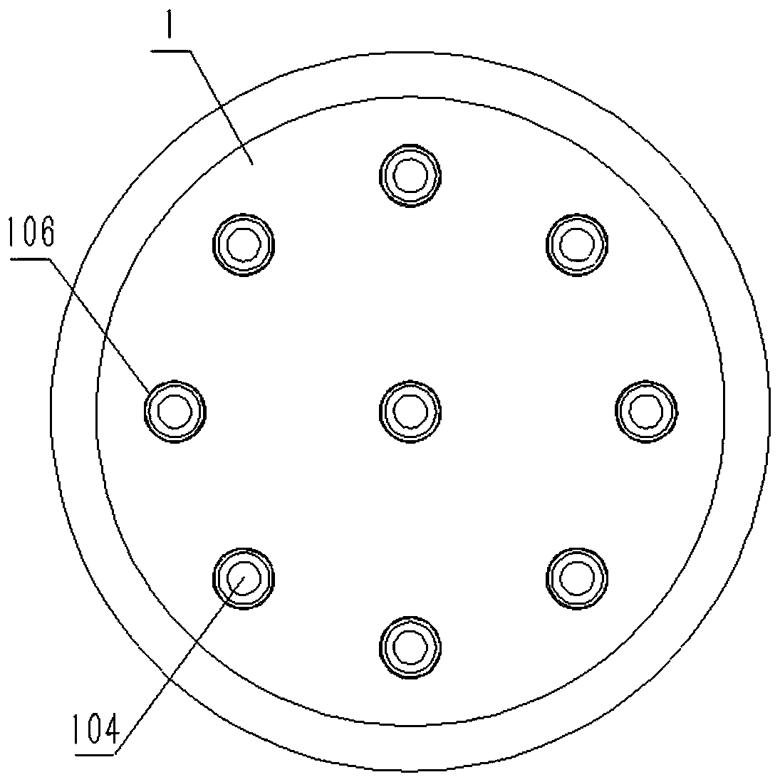 Circular liquid drop matrix preparation adaptor for multipurpose mammal embryo operation culture